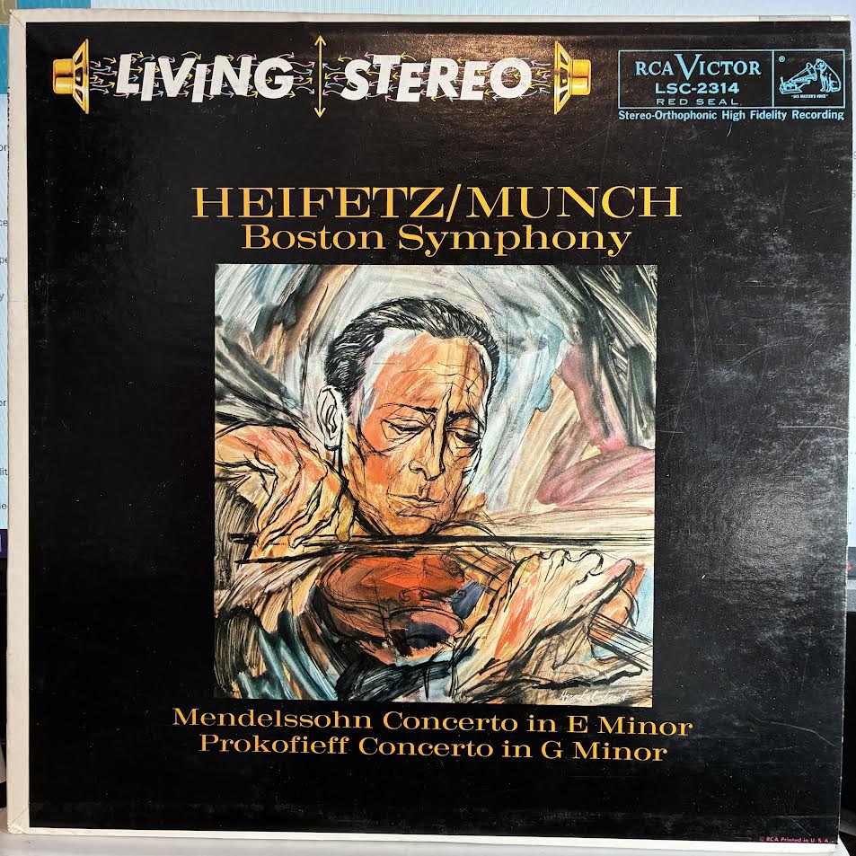 Jascha Heifetz - Concerto In E Minor / Concerto In G Minor (VINYL) | Near Mint (NM or M-) Excellent+ (EX+)