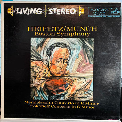 Jascha Heifetz - Concerto In E Minor / Concerto In G Minor (VINYL) | Near Mint (NM or M-) Excellent+ (EX+)