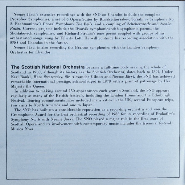 Symphony No. 1 ' The Bells Of Zlonice' - The Hero's Song Symphonic Poem Op. 111 (CD) | Near Mint (NM) Near Mint (NM)