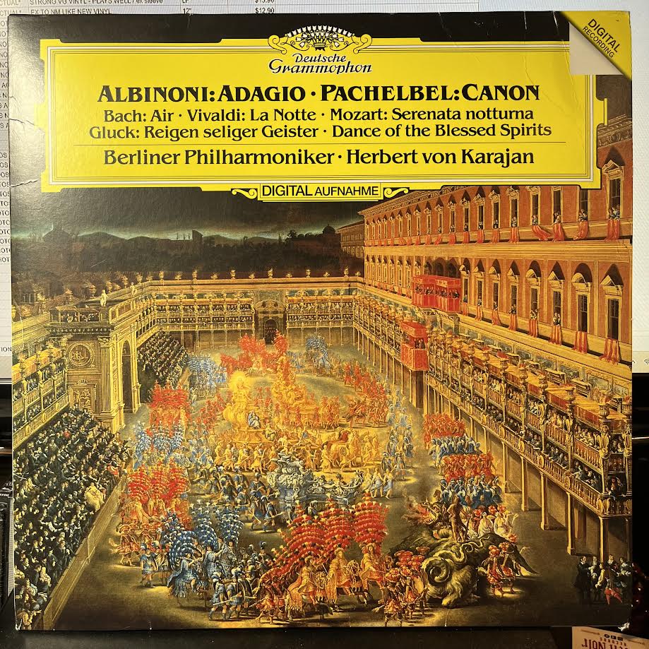 Tomaso Albinoni - Albinoni: Adagio, Pachelbel: Canon (VINYL) | Near Mint (NM) Excellent+ (EX+)