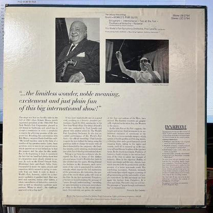 World's Fair Suite (The Official Recording) (VINYL) | Near Mint (NM) Excellent+ (EX+)
