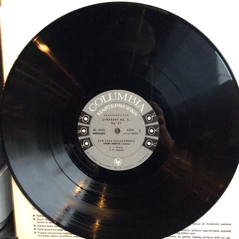Dmitri Shostakovich / Leonard Bernstein / New York - Symphony No. 5, Op. 47 (VINYL) | Near Mint (NM or M-)