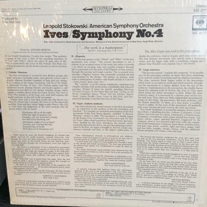 Leopold Stokowski / The American Symphony Orchestr - Symphony No. 4 (VINYL) | Near Mint (NM or M-)