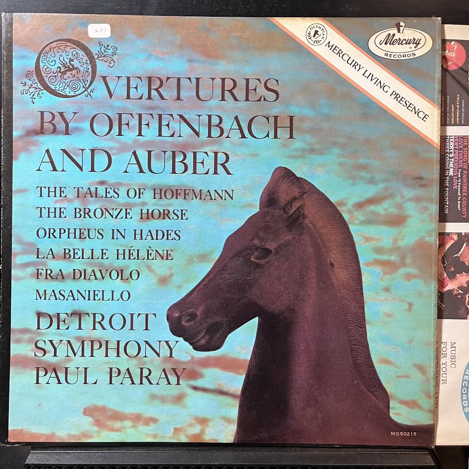 Paul Paray - Overtures By Offenbach & Auber (VINYL) | Near Mint (NM or M-) Excellent (EX)
