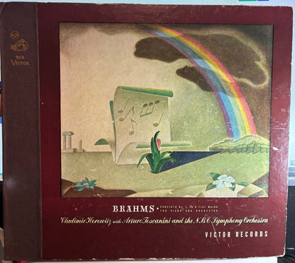 Johannes Brahms - Concerto No. 2, In B Flat Major For Piano And Orchestra, Op. 83 (6x SHELLAC *78RPM*) | Near Mint (NM or M-) Very Good Plus (VG+)