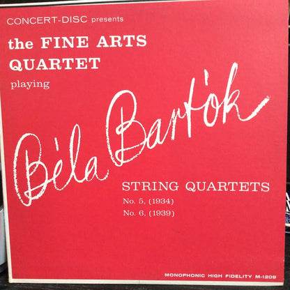 String Quartets No. 5, No. 6 (VINYL) | Near Mint (NM or M-)