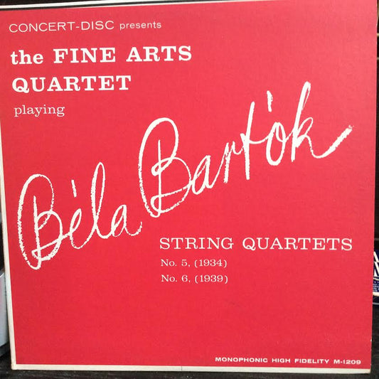 String Quartets No. 5, No. 6 (VINYL) | Near Mint (NM or M-)
