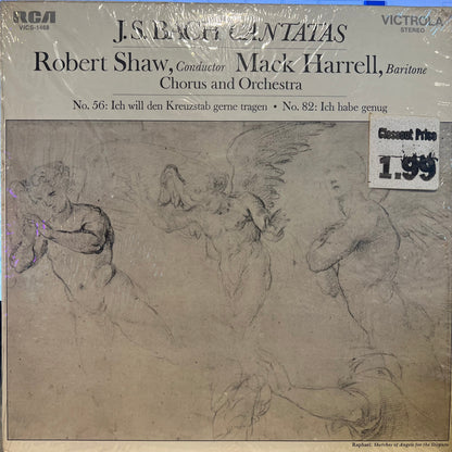 Johann Sebastian Bach - Cantatas No. 56: Ich Will Den Kreuzstab Gerne Tragen / No. 82: Ich Habe Genug | Near Mint (NM) Near Mint (NM)