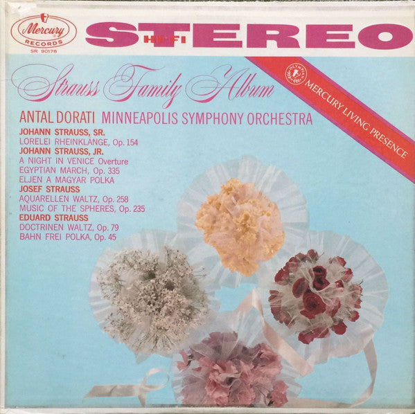 Antal Dorati - Strauss Family Album (VINYL) | Near Mint (NM or M-) Excellent (EX)