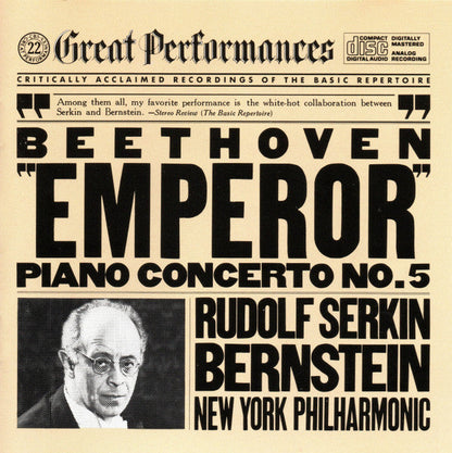 Ludwig van Beethoven - "Emperor" Piano Concerto No. 5 (CD) | Near Mint (NM or M-)