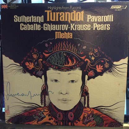 Giacomo Puccini - Turandot Highlights (VINYL) | Near Mint (NM) Excellent+ (EX+)