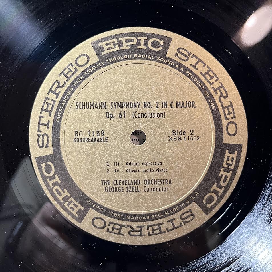 Robert Schumann - Symphony No. 2 In C Major (VINYL) | Near Mint (NM or M-) Excellent+ (EX+)