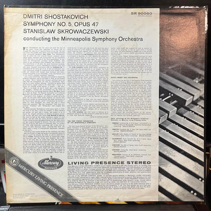 Dmitri Shostakovich - Symphony No. 5 (VINYL) | Near Mint (NM or M-) Excellent (EX)