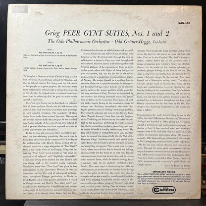 Edvard Grieg - Peer Gynt Suites, Nos. 1 And 2 (VINYL) | Near Mint (NM) Excellent+ (EX+)