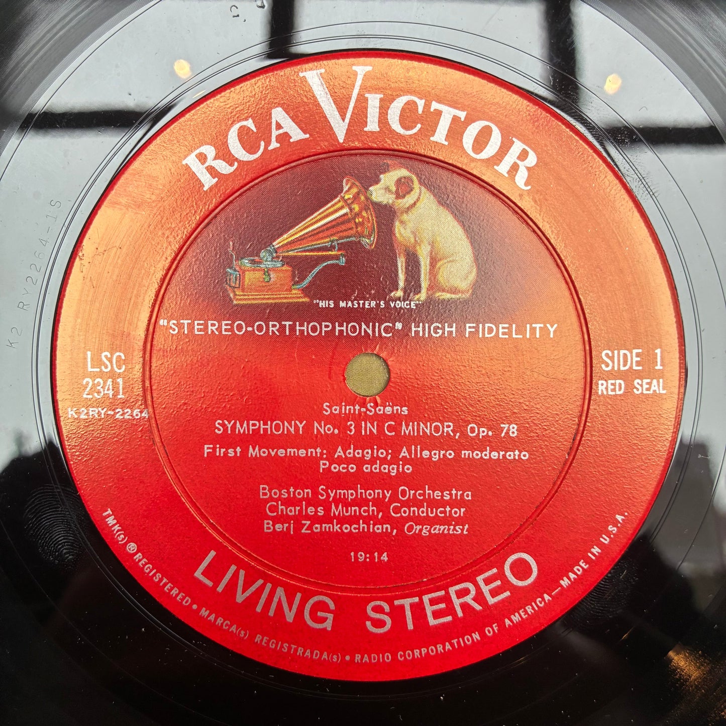 Camille Saint-Saëns - A Stereo Spectacular / Symphony No. 3 (VINYL) | Very Good Plus (VG+) Very Good (VG)