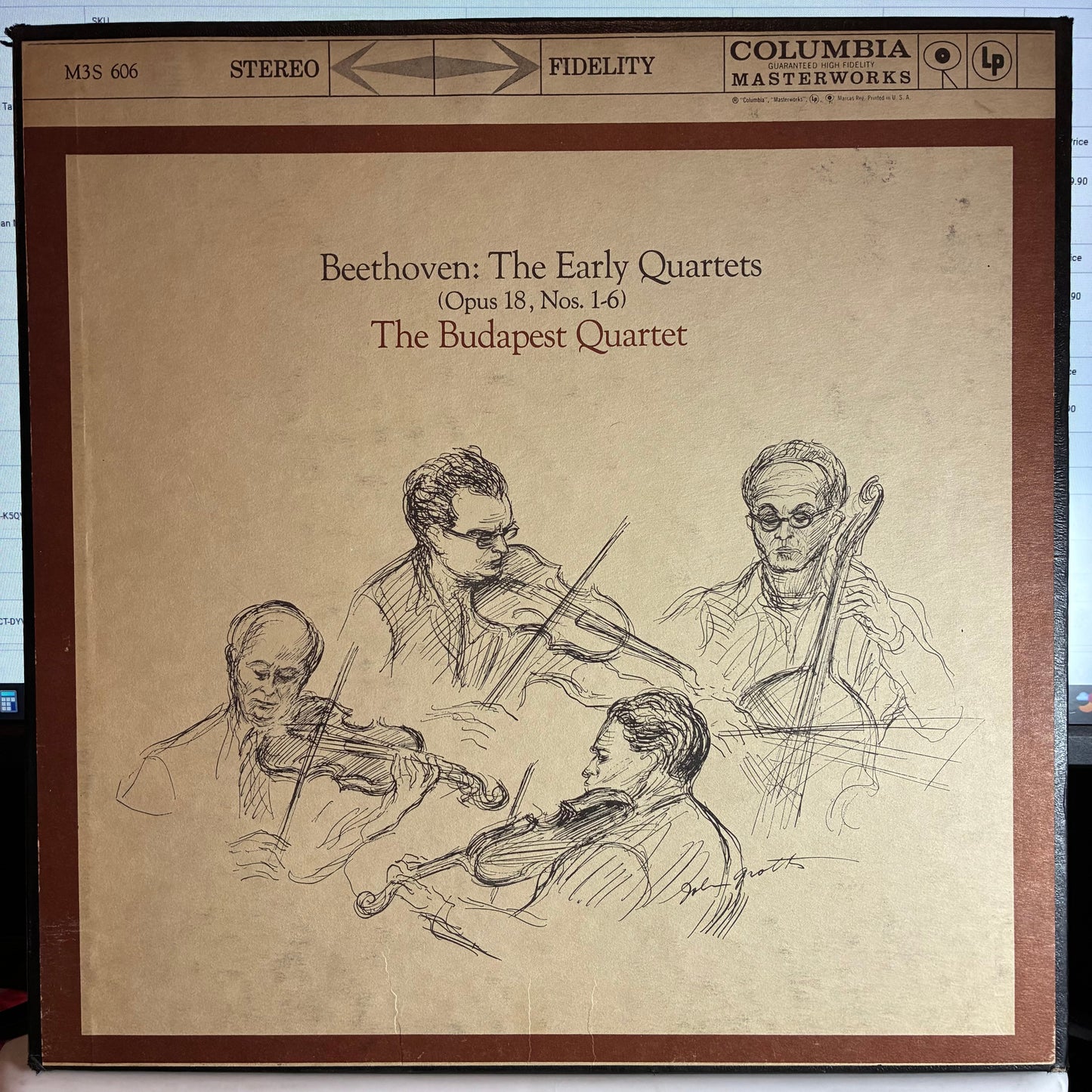 Ludwig van Beethoven - The Early Quartets, Opus 18, Nos. 1–6 (3x VINYL) | Very Good Plus (VG+) Very Good Plus (VG+)