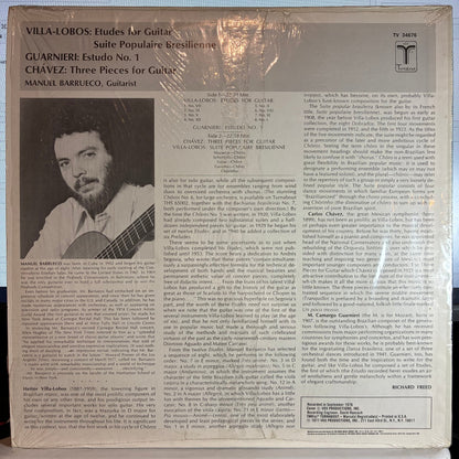 Heitor Villa-Lobos - Works For Guitar (VINYL) | Very Good Plus (VG+) Excellent (EX)