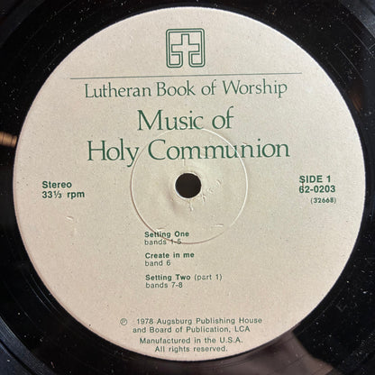 Various - Lutheran Book Of Worship - Music Of Holy Communion (VINYL) | Very Good Plus (VG+) Excellent (EX)