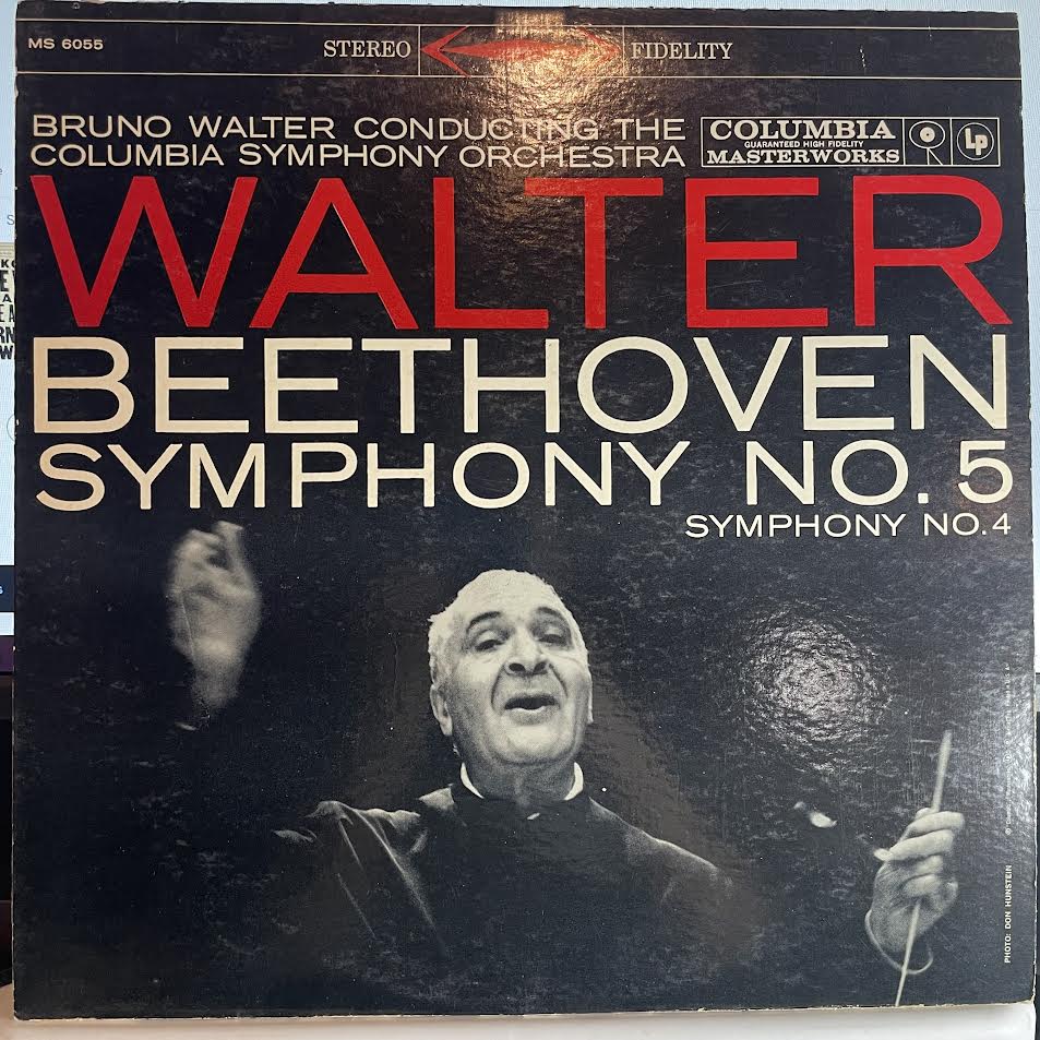 Bruno Walter - Symphony No. 5 · Symphony No. 4 (VINYL) | Very Good Plus (VG+) Very Good Plus (VG+)