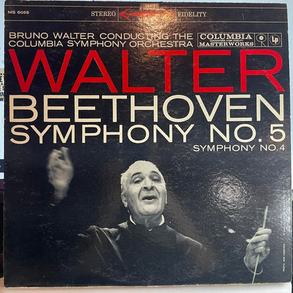 Bruno Walter - Symphony No. 5 · Symphony No. 4 (VINYL) | Very Good Plus (VG+) Very Good Plus (VG+)