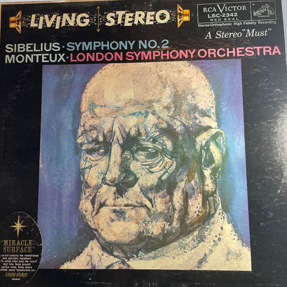 Jean Sibelius - Symphony No. 2 (VINYL) | Very Good Plus (VG+) Excellent (EX)