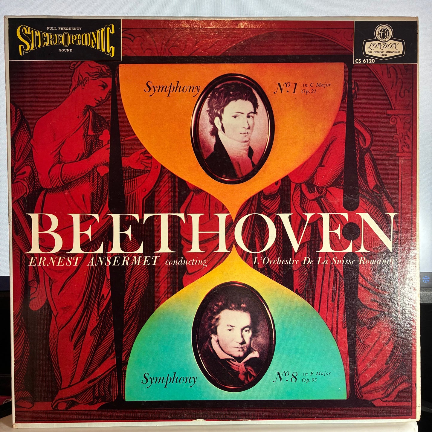 Ludwig van Beethoven - Symphony No. 1 In C Major Op. 21 / Symphony No. 8 In F Major Op. 93 (VINYL) | Very Good Plus (VG+) Excellent+ (EX+)