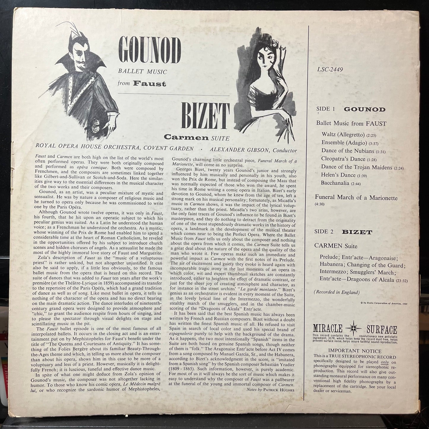 Charles Gounod - Faust Ballet Music / Carmen Suite (VINYL) |