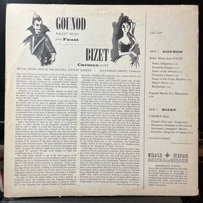 Charles Gounod - Faust Ballet Music / Carmen Suite (VINYL) |