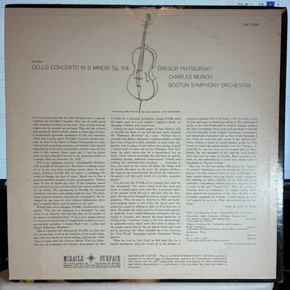 Antonín Dvořák - Cello Concerto (VINYL) | Very Good (VG) Very Good Plus (VG+)