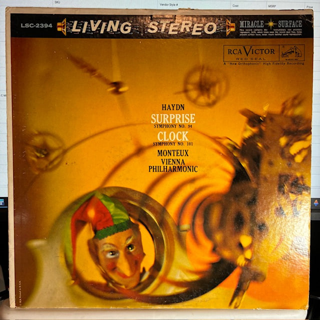Joseph Haydn - (Surprise) Symphony No. 94 / (Clock) Symphony No. 101 (VINYL) | Very Good (VG) Very Good (VG)