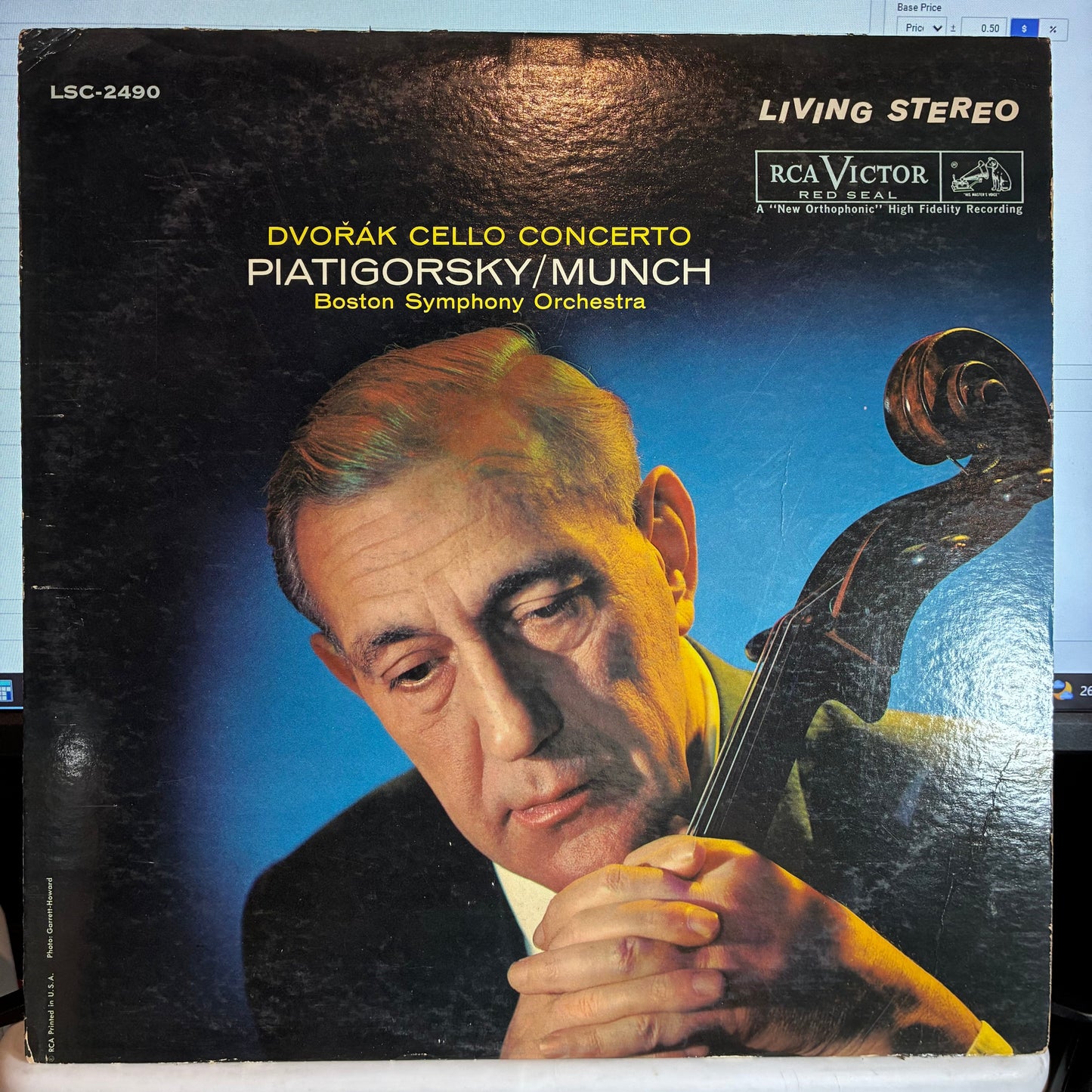 Antonín Dvořák - Cello Concerto (VINYL) | Very Good (VG) Very Good Plus (VG+)