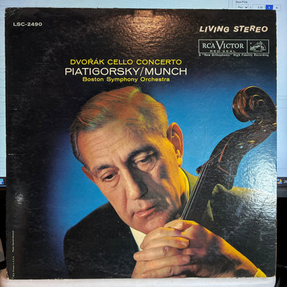 Antonín Dvořák - Cello Concerto (VINYL) | Very Good (VG) Very Good Plus (VG+)