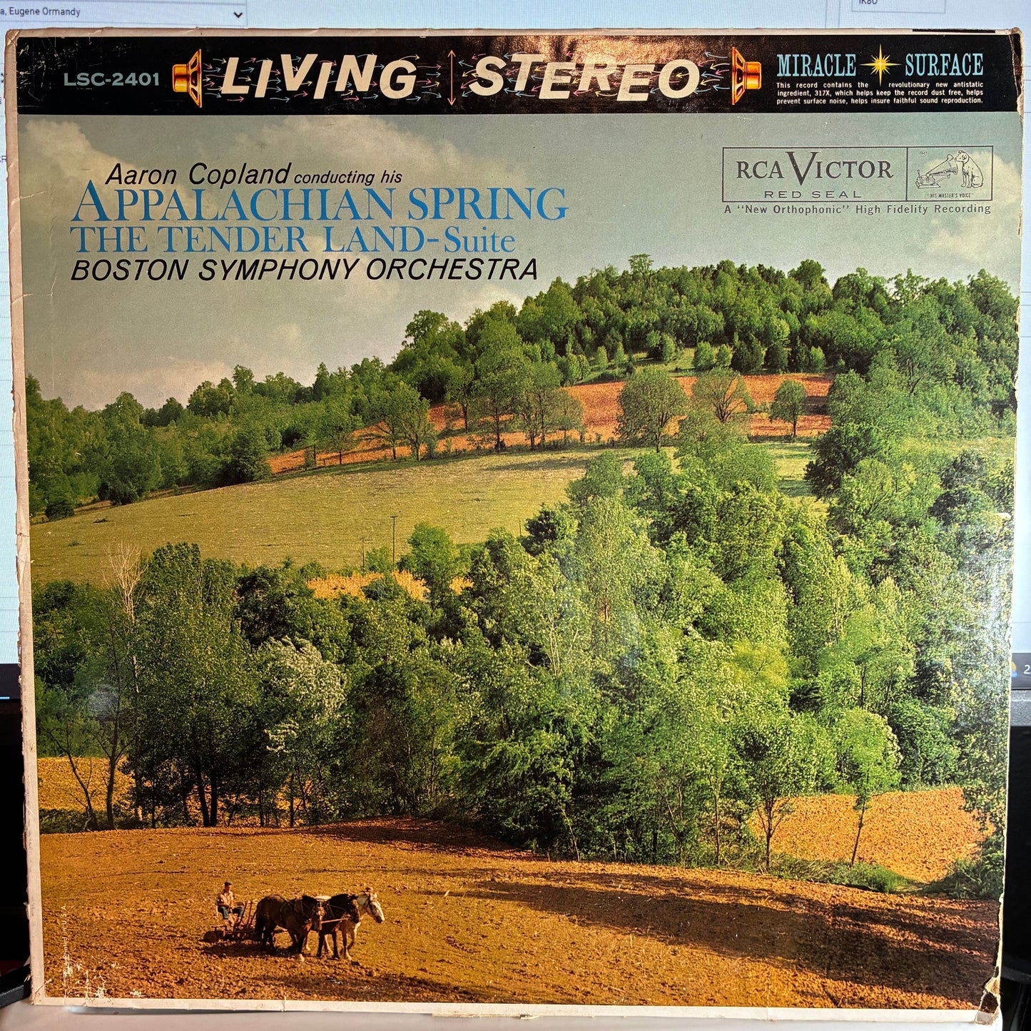 Aaron Copland - Appalachian Spring / The Tender Land - Suite (VINYL) | Very Good (VG) Very Good (VG)
