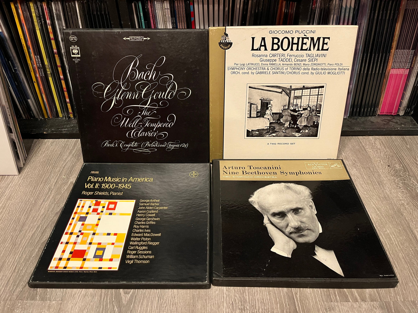 VARIOUS - 4 VINYL BOX LPS / LOT / COLLECTION | Very Good Plus (VG+) Very Good Plus (VG+)
