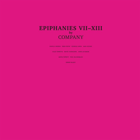 Epiphanies VII-XIII |