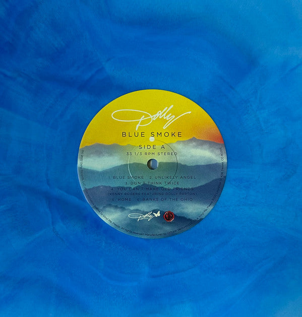 Dolly Parton Blue Smoke LP Near Mint (NM or M-) Near Mint (NM or M-)
