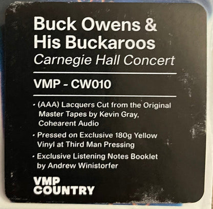 Carnegie Hall Concert | Mint (M) Mint (M)