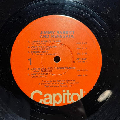 Jimmy Rabbitt And Renegade - Jimmy Rabbitt And Renegade (VINYL) | Excellent+ (EX+) Very Good Plus (VG+)