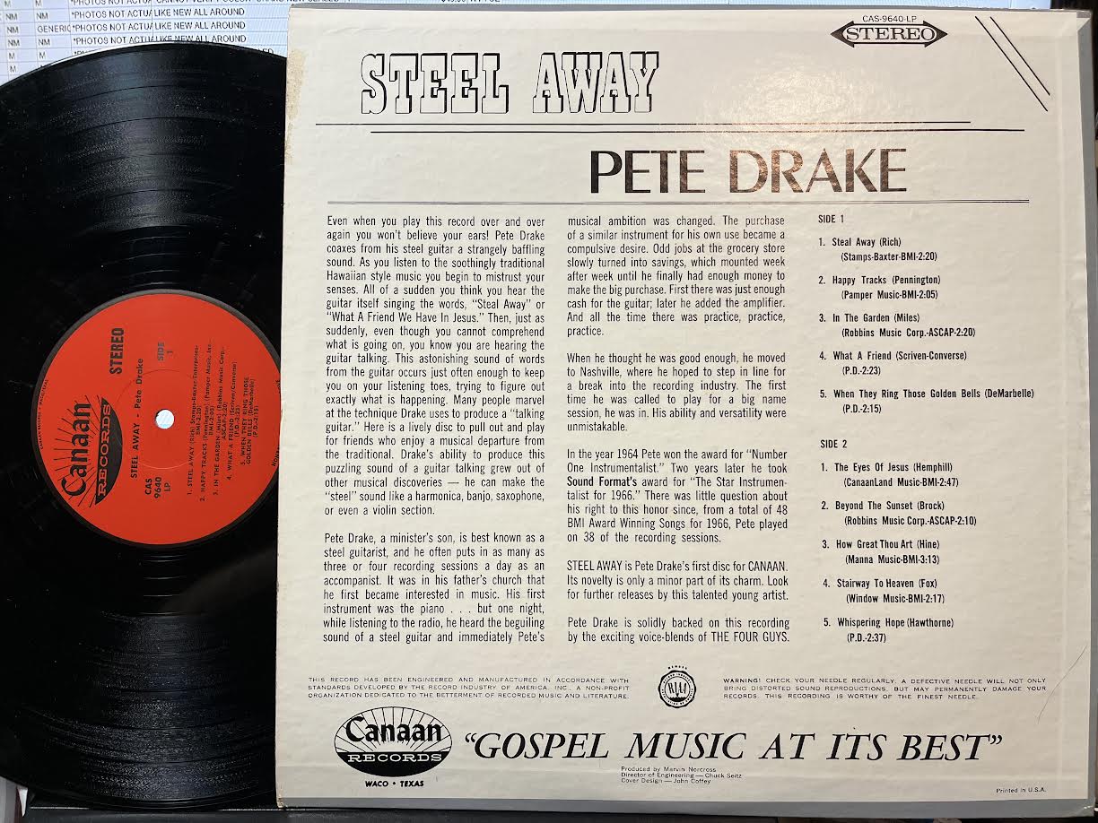 Steel Away (vinyl) | Excellent+ (EX+) Near Mint (NM)