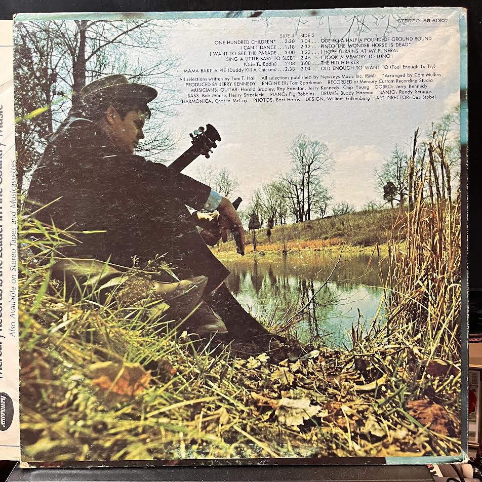 Tom T. Hall - 100 Children (PROMO VINYL) | Excellent+ (EX+) Very Good Plus (VG+)