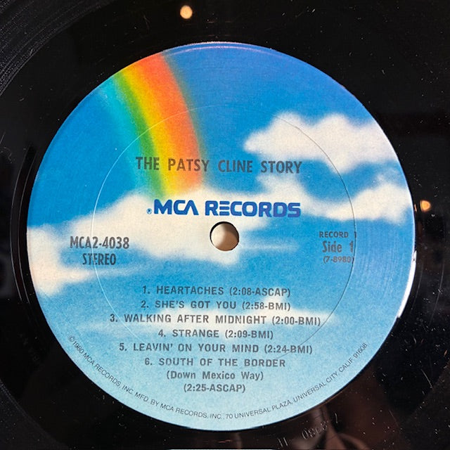 Patsy Cline - The Patsy Cline Story (2x VINYL) | Excellent (EX) Excellent (EX)