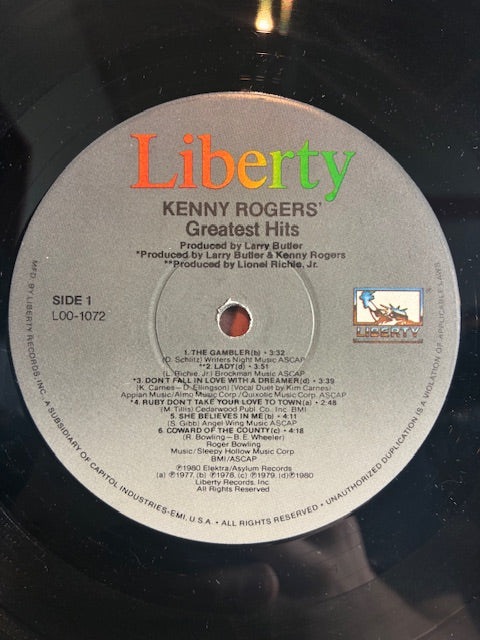Kenny Rogers - Greatest Hits (VINYL) | Excellent (EX) Excellent (EX)