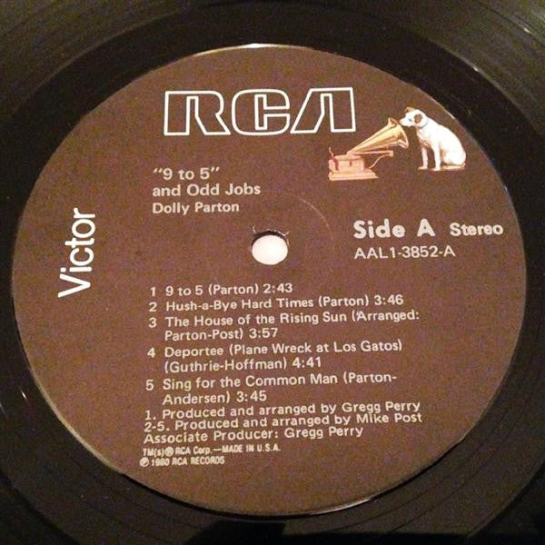 Dolly Parton - 9 To 5 And Odd Jobs (VINYL) | Near Mint (NM) Excellent+ (EX+)