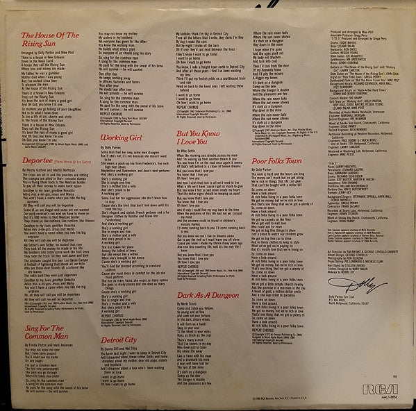 Dolly Parton - 9 To 5 And Odd Jobs (VINYL) | Near Mint (NM) Excellent+ (EX+)