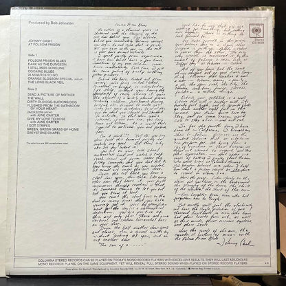 Johnny Cash - At Folsom Prison (VINYL) |