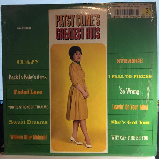 Patsy Cline - Patsy Cline's Greatest Hits (VINYL) | Very Good (VG) Excellent+ (EX+)