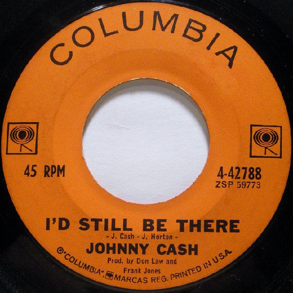 Johnny Cash - Ring Of Fire (7" VINYL) | Very Good (VG) Generic