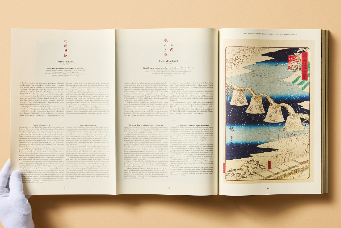 Japanese Woodblock Prints (German, French, English)