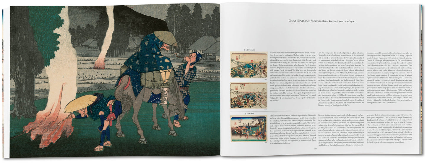 Hiroshige & Eisen. The Sixty-Nine Stations along the Kisokaido (German, French, English)