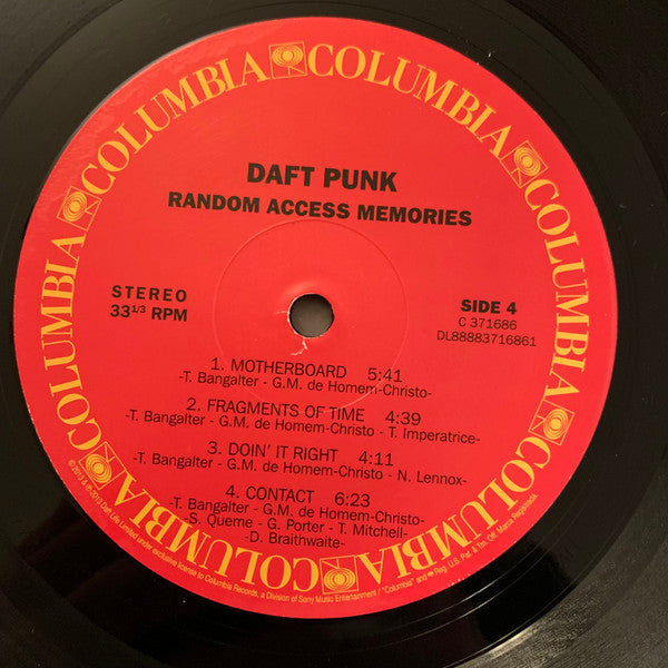 Random Access Memories (2x VINYL) | Mint (M) Mint (M)